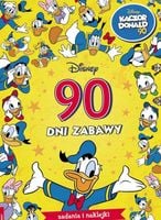 Kaczor Donald. 90 dni zabawy EDUKACYJNA KSIĄŻKA Logiczna Dla DZIECI Ekstra