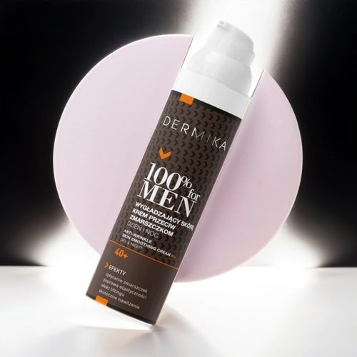 KREM DO TWARZY DLA MĘŻCZYZN 40+ DERMIKA 100% FOR MEN WYGŁADZAJĄCY 100ML na Arena.pl