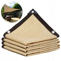 PLANDEKA SIATKA OGRODOWA CIENIUJĄCA 85-90% z OCZKAMI 3x3 KREMOWA