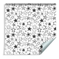 Tapeta Dla Dzieci - Gwiazdki jak Naszkicowane