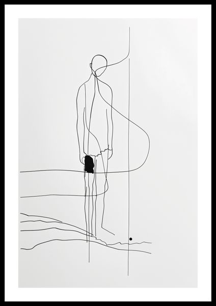 Plakat 40x60cm Samotna Wędrówka zdjęcie 3