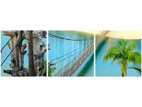 90X30CM WAKACJE WYSPIE SENTOSA TRÓJ OBRAZ