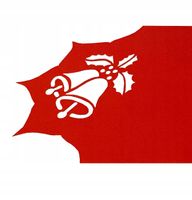 Bieżnik świąteczny 38x86 cm AŻUR wycinany laserowo