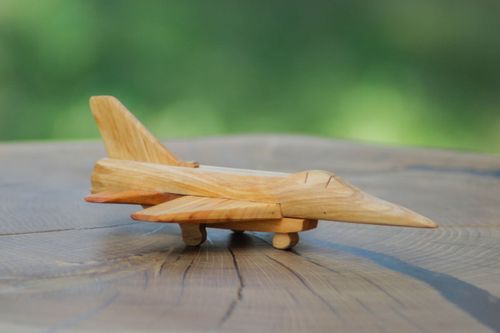 Samolot z drewna F-16, dł. 16 cm na Arena.pl