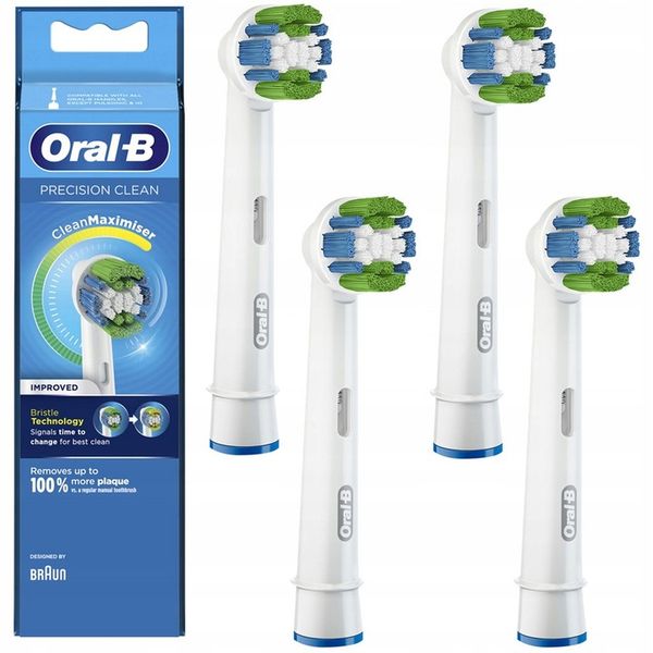 Braun ORAL B PRECISION CLEAN Maximiser EB20RB / 4szt. zdjęcie 1