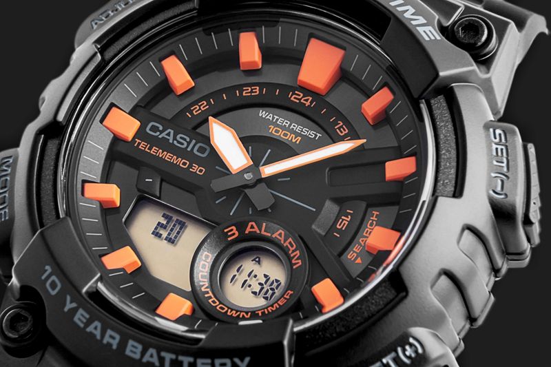 zegarek męski casio gerton aeq-110w-1a2vdf + box zdjęcie 4