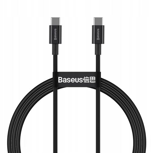 BASEUS SZYBKI KABEL USB C/USB C QC MOCNY 100W 1m na Arena.pl