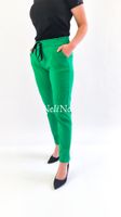 Spodnie na gumce Olivia Zielone XL