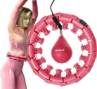 DrFit oryginalne hula hop z obciążeniem fitness ujędrniające odchudzające