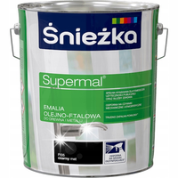 ŚNIEŻKA EMALIA OLEJNO - FTALOWA CZARNY MAT F105 10L