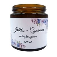 Świeczka Sojowa Jabłko Cynamon 120 ml Handmade