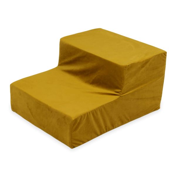 Schodek do piankowego placu zabaw Velvet złoty zdjęcie 1