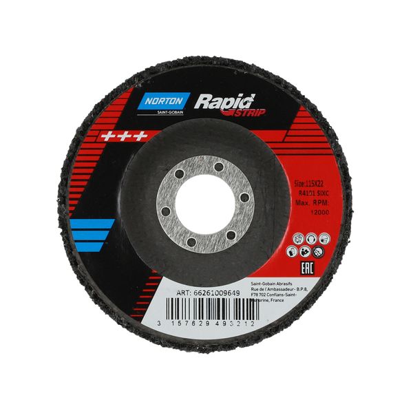 Krążek Norton Rapid Strip 114,3mm Extra Coarse zdjęcie 1