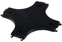 Krzyżowy łącznik do szyn Gamma AZ5318 1-faz czarny