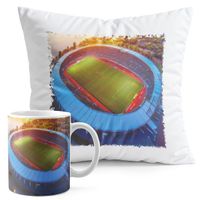 ZESTAW KUBEK + PODUSZKA DRUK - STADION NARODOWY POLSKA