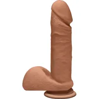 doc johnson perfect d 18 cm - model anatomiczny z przyssawką ultraskyn
