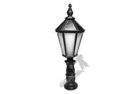 LAMPA A20 Z KLOSZEM ŻELIWNYM ŚREDNIM ŻELIWNA RETRO DO OGRODU