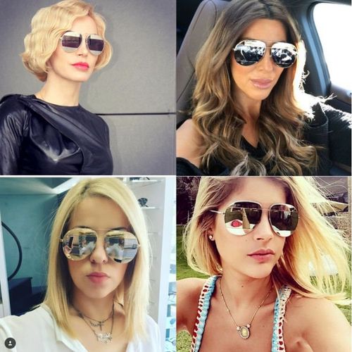 okulary lustrzane aviatory - srebrne ok88wz3 na Arena.pl