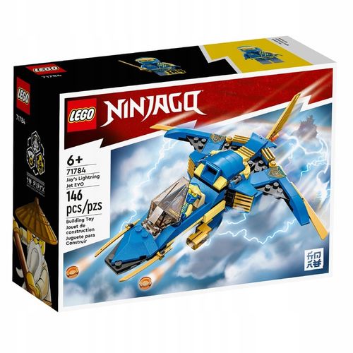 LEGO Ninjago Odrzutowiec ponaddźwiękowy Jay’a EVO 71784 + Lodowy smok 30649 na Arena.pl