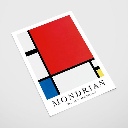 Plakat cyfrowy do wydruku Mondrian na Arena.pl