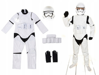 Strój SZTURMOWIEC STAR WARS Kostium GWIEZDNE WOJNY 7-8L 122-128 cm