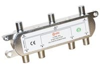 Rozgałęźnik, spliter 5-2400 MHz Corab 6 drożny z przejściem napięcia