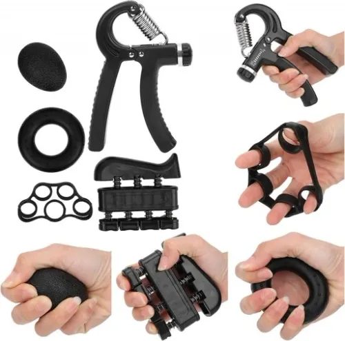 Ściskacz do Rąk Dłoni Regulacja Duży Zestaw Ćwiczenie do Rąk 5w1 na Arena.pl