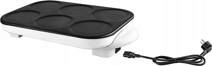 PATELNIA do naleśników NALEŚNIKARKA Pancakes 1500W NON STICK 6 SZT MOCNA zdjęcie 5