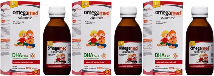 Omegamed Odporność 1+ Syrop dla dzieci 140ml zdjęcie 1