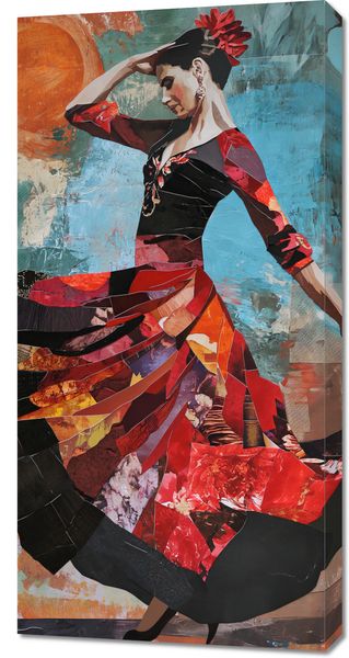 Obraz 50x100cm Taniec Flamenco zdjęcie 1