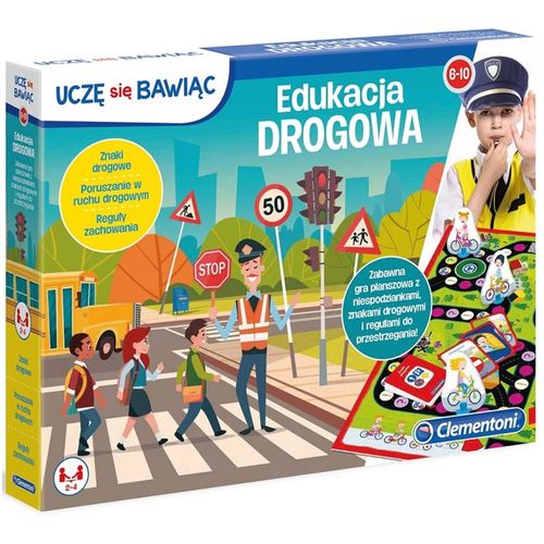 Edukacja Drogowa Gra Planszowa Clementoni na Arena.pl