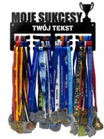 Wieszak na medale MOJE SUKCESY twoje imię dowolny tekst 56.1