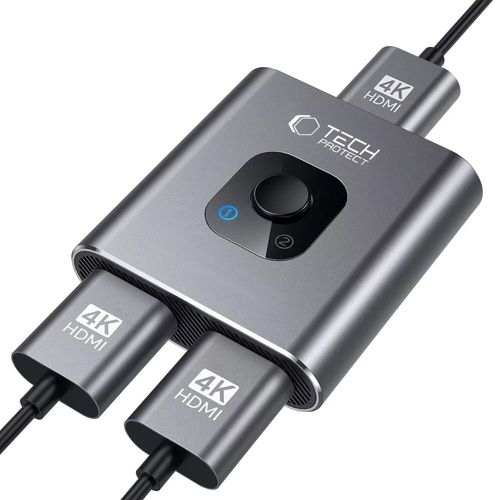 tech-protect hb07 hub adapter 2in1 hdmi 4k 60hz space grey na Arena.pl