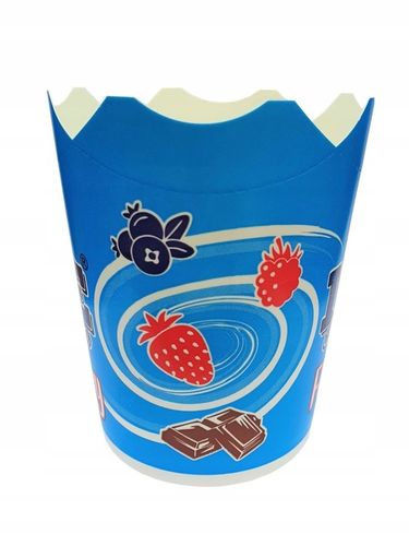 Kubki do lodów flurry, składane papierowe 200szt. na Arena.pl