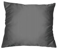 Poszewka satyna bawełniana 40x40 Bielbaw Greno ciemny szary