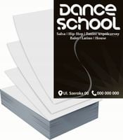 Ulotki A6 reklamowe firmowe 1000 szt projekt w cenie SZKOŁA TAŃCA