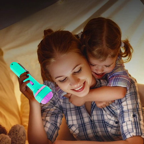 latarka projektor dla dzieci pokaz slajdów rzutnik obrazków na ścianę sufit na Arena.pl