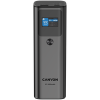 CANYON Powerbank PB-2010 TFT 27000 mAh 97.2Wh PD140W QC 3.0 Grafitowy
