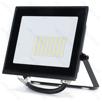 Naświetlacz LED 30W 6500K czarny szklany klosz P07 Aigostar