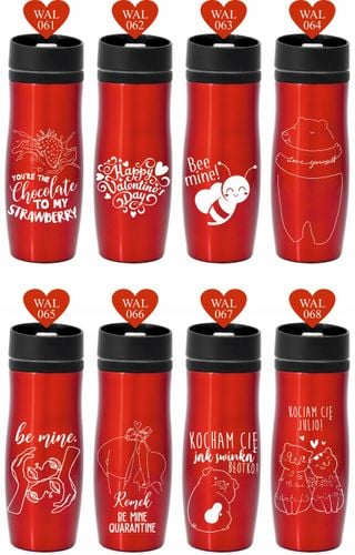 Kubek termiczny WALENTYNKI Happy Valentines gift na Arena.pl