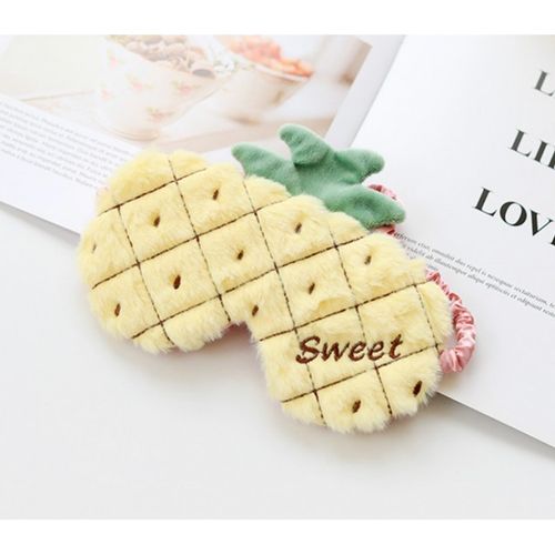 Maska Do Spania Futrzana Ananas Żółte Sweet Opk05 na Arena.pl