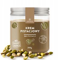 Krem pistacjowy BEZ CUKRU 200g DESEO Krem z pistacji 54% PISTACJI