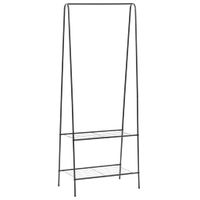 Wieszak na ubrania, 59 x 35 x 150 cm, czarny