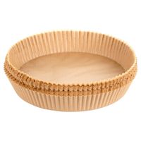 100x Wkład Air Fryer Frytkownicy Beztłuszczowej Papierowy do Pieczenia 23cm