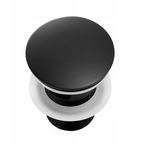 Korek klik klak z przelewem umywalkowy automatyczny czarny YOKA HOME na Arena.pl