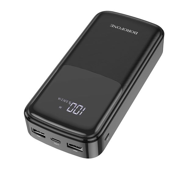 Borofone Power Bank 20000mAh BJ17A Mike - 2xUSB - czarny zdjęcie 1