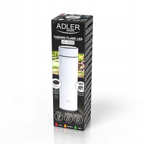AD 4506 white Termos LED 473ml biały na Arena.pl