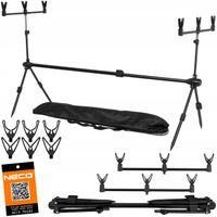 Stanowisko Karpiowe Rod Pod Stojak THREE RODS BASE NECO