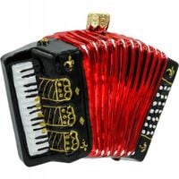 Bombka choinkowa ręcznie malowana - Akordeon