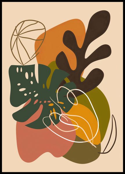 Plakat 64x90cm Leśna Kompozycja zdjęcie 2